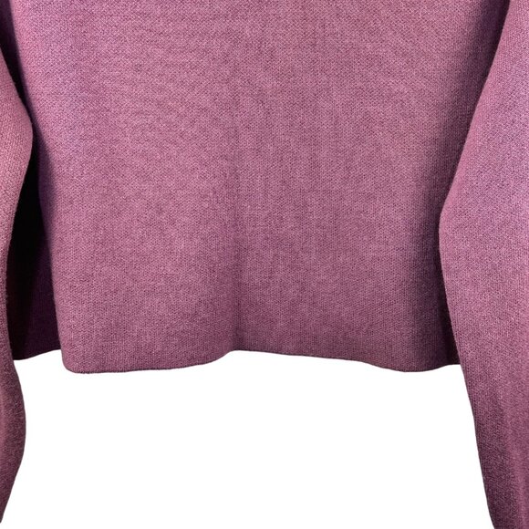 Wishlist Women's Crop Sweater Burgundy / Wine Color Size S NWOT - Picture 5 of 6